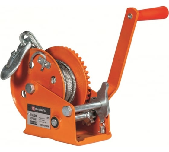 Изображение товара Ручная барабанная лебедка Сибталь модель FD 1Тх10М 070 0001 1010
