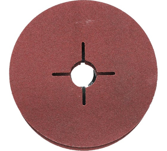 Изображение товара Круг шлифовальный фибровый 125 мм, Р80, 5 шт On 19-05-058