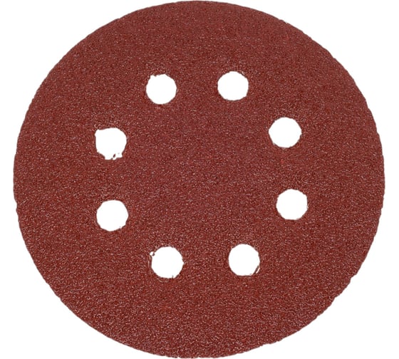 Изображение товара Круг абразивный шлифовальный под липучку с перфорацией 125 мм, 10 шт (P40 - 3 шт, Р80 - 4 шт, Р120 - 3 шт) On 19-05-053