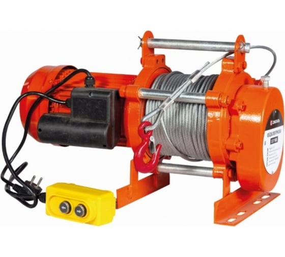 Изображение товара Электрическая лебедка Сибталь KCD, 500кг (220В) 60м, трос 060 3220 0560
