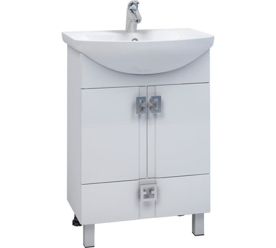 Изображение товара Тумба для ванной MIXLINE "КВАДРО 1-65" под умывальник Элеганс-65, ПВХ 550493