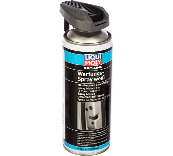 Изображение товара Грязеотталкивающая белая смазка LIQUI MOLY Pro-Line Wartungs-Spray weiss 0,4л 7387