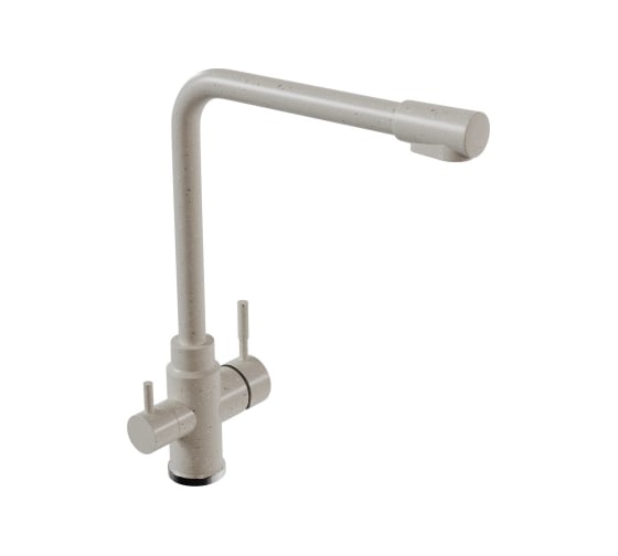 Изображение товара Смеситель для кухни MIXLINE ML-GS13 картридж 35 мм, 331 белый, с выходом для питьевого фильтра 550671