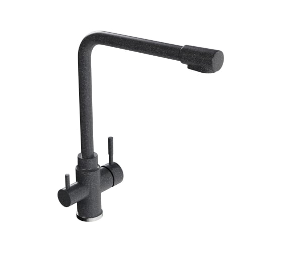 Изображение товара Смеситель для кухни MIXLINE ML-GS13 картридж 35 мм, 309 темно-серый, с выходом для питьевого фильтра 550668