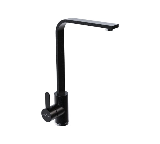 Изображение товара Смеситель для кухни MIXLINE ML-GS14 картридж 35 мм, 343 антрацит, высокий излив 550686