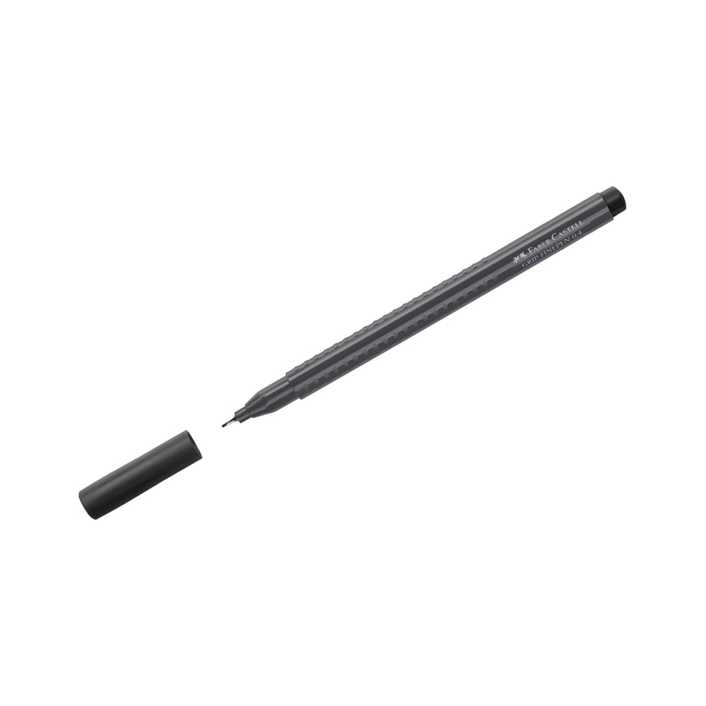 Изображение товара Капиллярная ручка Faber-Castell grip finepen черная, 0,4 мм, трехгранная 151699