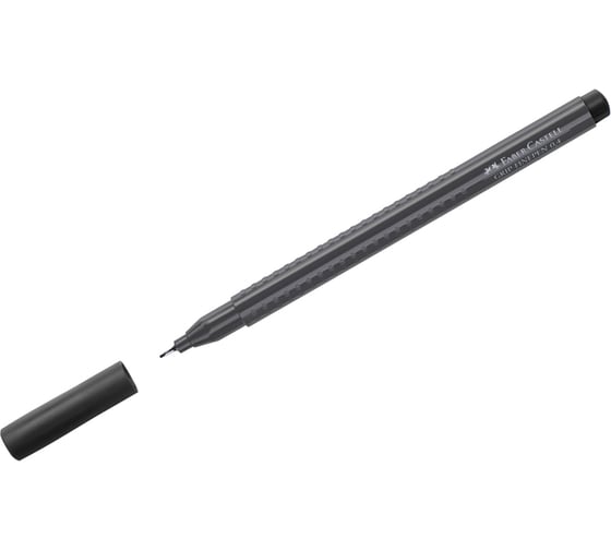 Изображение товара Капиллярная ручка Faber-Castell grip finepen черная, 0,4 мм, трехгранная 151699