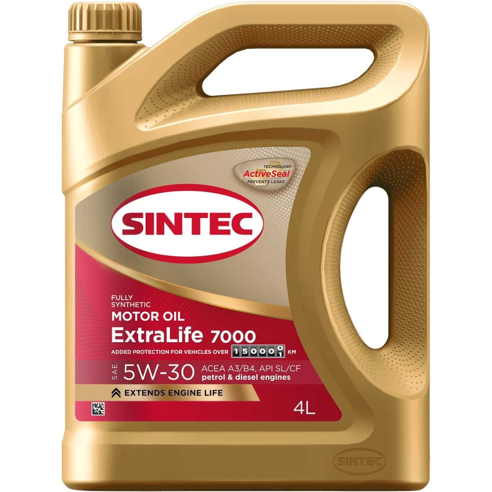 Синтетическое моторное масло Sintec масло моторное sintec 5w 40 люкс sl cf п синтетическое 180 кг