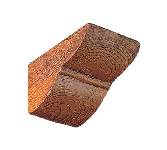 Изображение товара Консоль под балки Decomaster Рустик дуб светлый, 64x90x110 мм 421