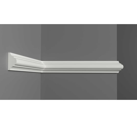 Изображение товара Молдинг Decomaster ДМ гладкий 26x13x2000 мм D001