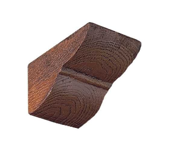 Изображение товара Консоль под балки Decomaster TIROL дуб темный, 110x115x145 мм 234