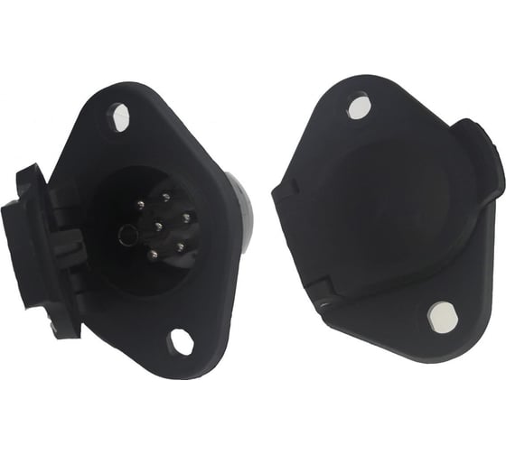 Изображение товара Разъём кабеля Дали-Авто 24V S-Type розетка с крышкой, пластик DA-01873