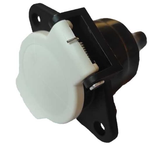 Изображение товара Разъём кабеля Дали-Авто 24V N-Type розетка с крышкой, пластик DA-01872