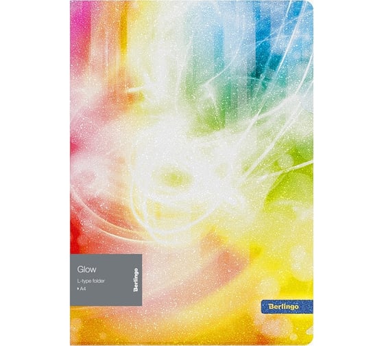 Изображение товара Папка-уголок Berlingo glow 200 мкм, с рисунком, с эффектом блесток LFG_A4971