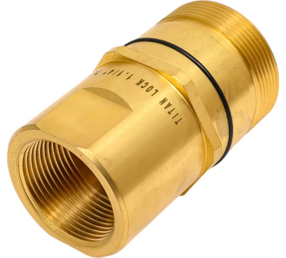 Изображение товара БРС TITAN LOCK 1 1/4in серия W резьбовая, ниппель, латунь, резьба NPT TL10WMN