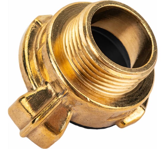 Изображение товара Универсальное соединение для воды TITAN LOCK NEPTUN (GEKA) с наружной резьбой BSP 3/4", латунь, TLNPM3/4-BR