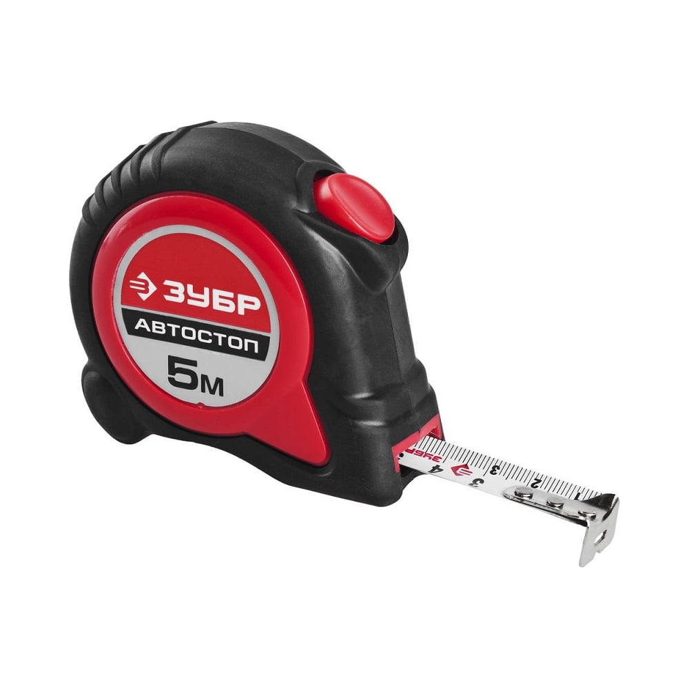 Изображение товара Рулетка Зубр МАСТЕР автостоп 5м 19мм надежный измерительный инструмент