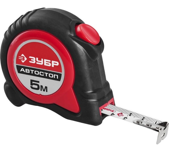 Изображение товара Рулетка Зубр МАСТЕР автостоп 5м/19мм 34052-05-19
