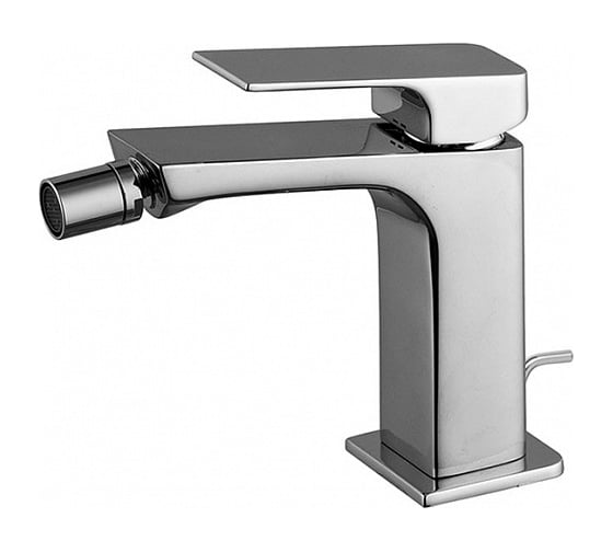 Изображение товара Cмеситель для биде FIMA CARLO FRATTINI FIT 1 отверстие, донный клапан клик-клак, хром F3382CR