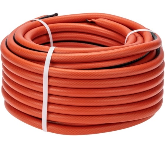 Изображение товара Армированный поливочный 3-х слойный шланг Четыре сезона люкс ПВХ, 1/2", 25 м 62-0228