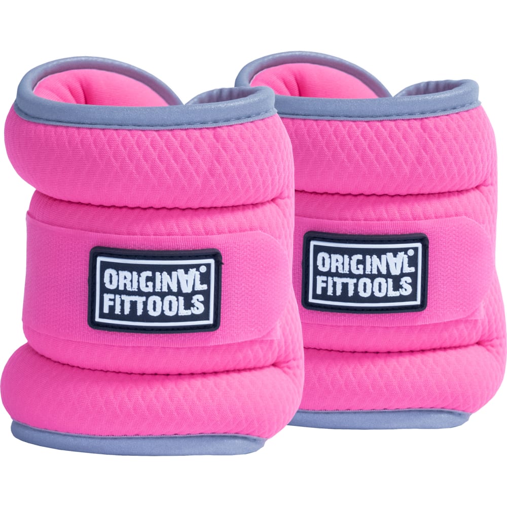 Комплект утяжелителей Original FitTools, цвет розовый