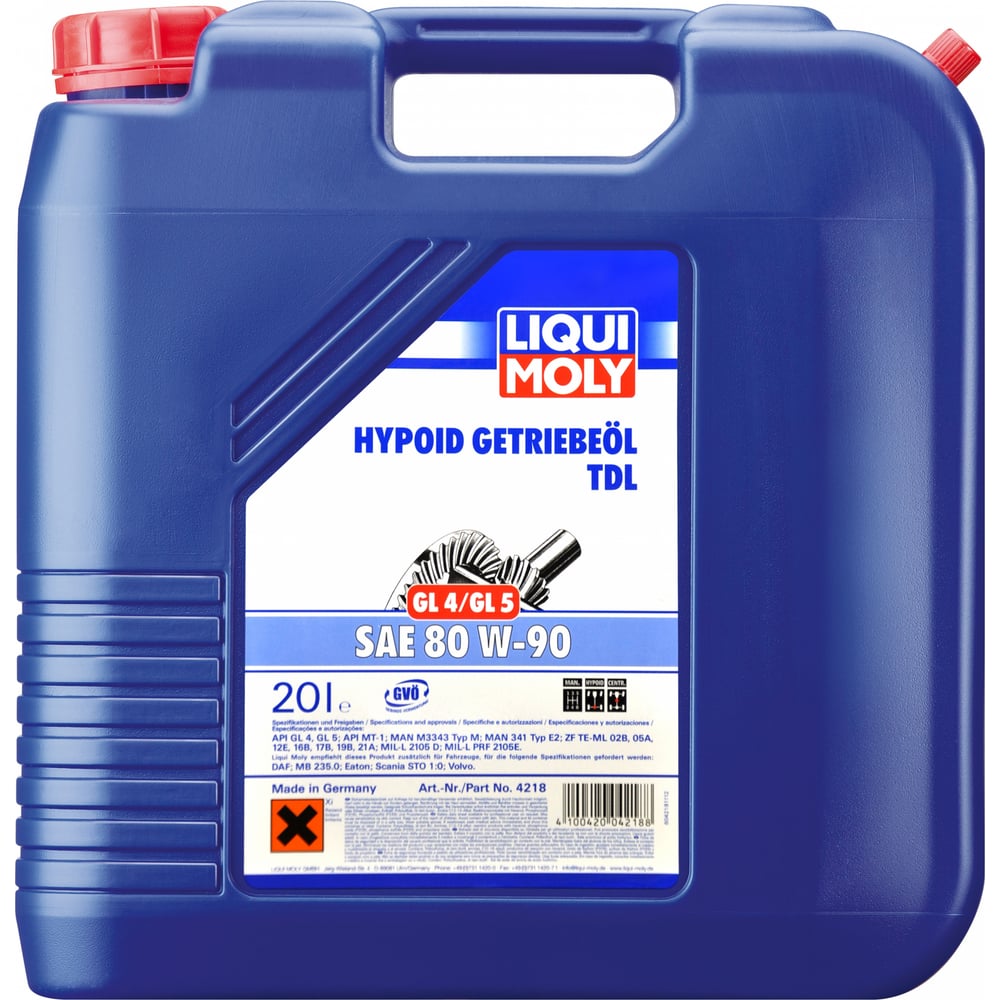 фото Минеральное трансмиссионное масло liqui moly