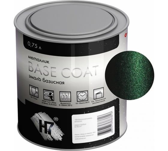 Изображение товара Автоэмаль H7 Mobihel 360 Сочи металлик эталон 0,75л 383878