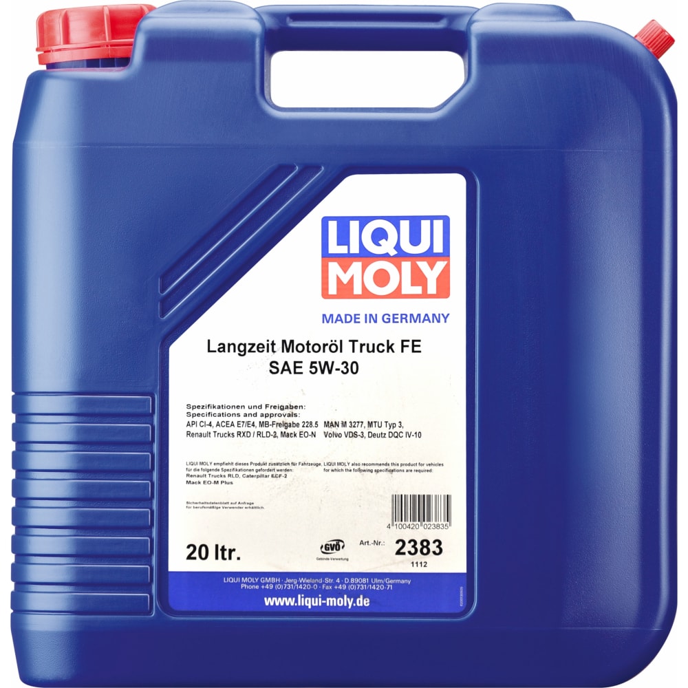 Синтетическое моторное масло LIQUI MOLY - 2383
