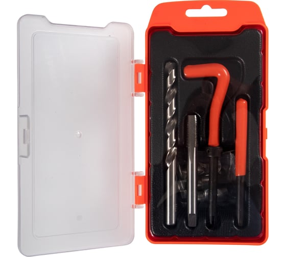 Изображение товара Набор для восстановления резьбы AFFIX М10x1,25, 15 предметов, кейс AF35210125C