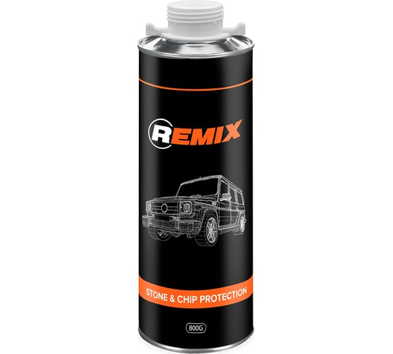 Изображение товара Антигравийное покрытие REMIX Stone & Chip Protection 0,8 кг, белый RM171101