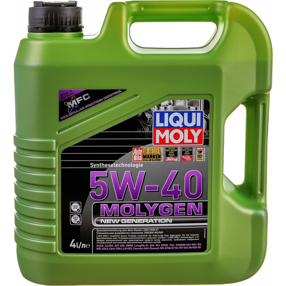 Синтетическое моторное масло LIQUI MOLY масло liqui moly bio sage kettenoil 1 л