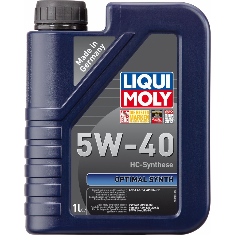 фото Синтетическое моторное масло liqui moly