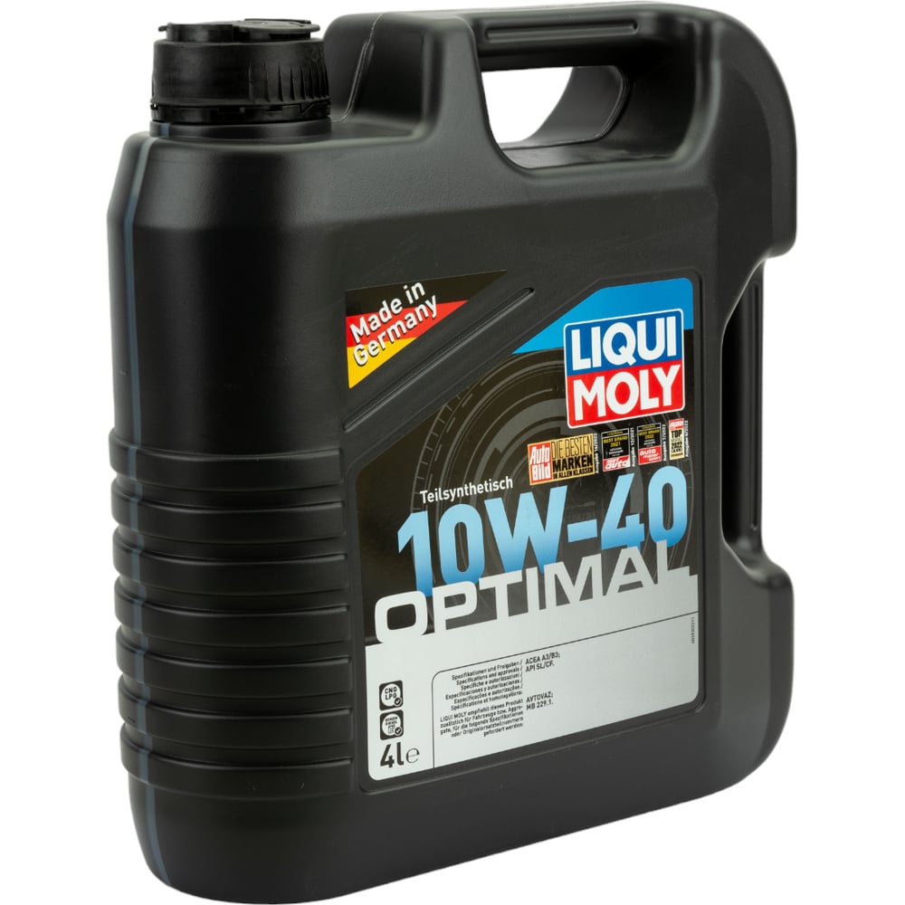Полусинтетическое моторное масло LIQUI MOLY масло моторное liqui moly lkw leichtl basic 10w 40 20 л