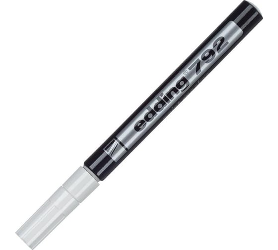 Изображение товара Лаковый маркер e-792/49 белый 0,8мм, пластиковый корпус EDDING 537627