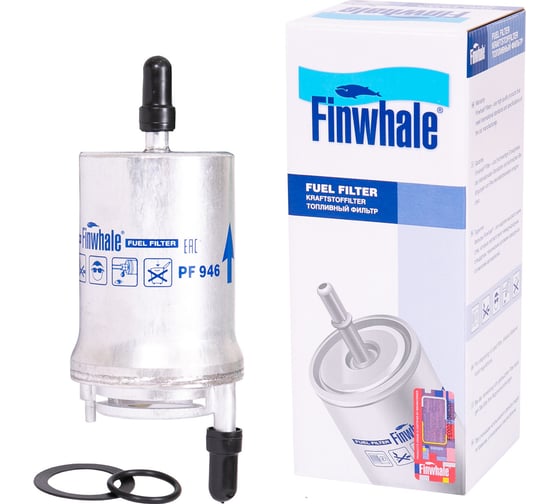 Изображение товара Фильтр топливный POLO, OCTAVIA(1Z3, 1Z5), A3(8P1, 8PA), FABIA(6Y2, 6Y5, 6Y3), JETTA(1K2) FINWHALE PF946