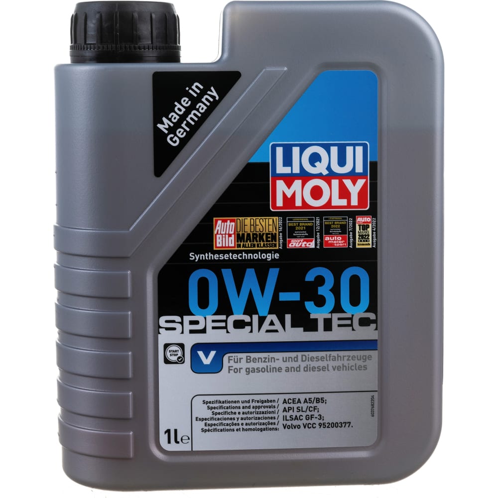 Синтетическое моторное масло LIQUI MOLY нс синтетическое моторное масло liquimoly special tec f 0w30 5 л 8903