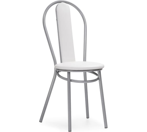 Изображение товара Стул Woodville Lamniel косое кольцо белый полимер, светлый мусс 453990