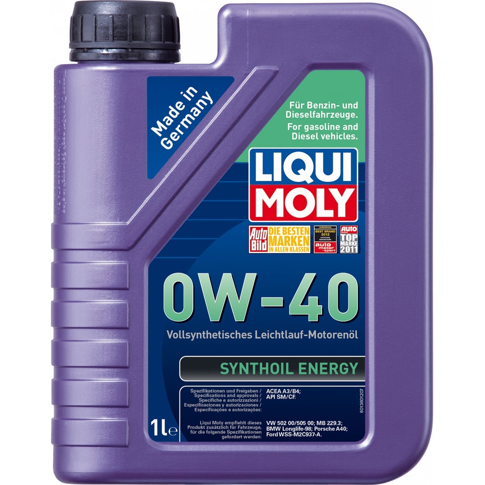 Синтетическое моторное масло LIQUI MOLY масло трансмиссионное liqui moly 75w 90 gl 5 1 л