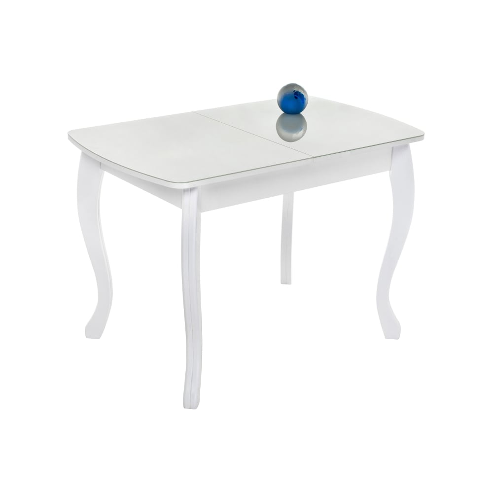 Стеклянный стол Woodville 368654 Бриллиант белый - фото 1