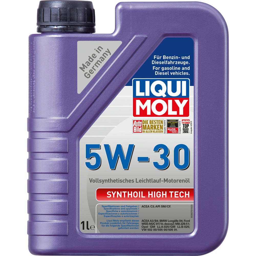 фото Синтетическое моторное масло liqui moly