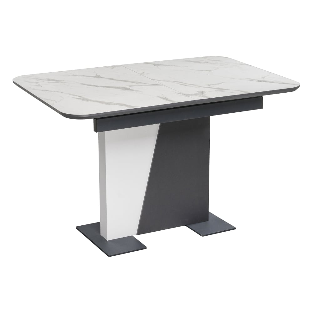 Деревянный стол Woodville, цвет графит/белый 462384 Кларк белый / графит - фото 1
