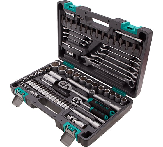 Изображение товара Набор инструментов STELS 82 предмета 14105 в чемодане