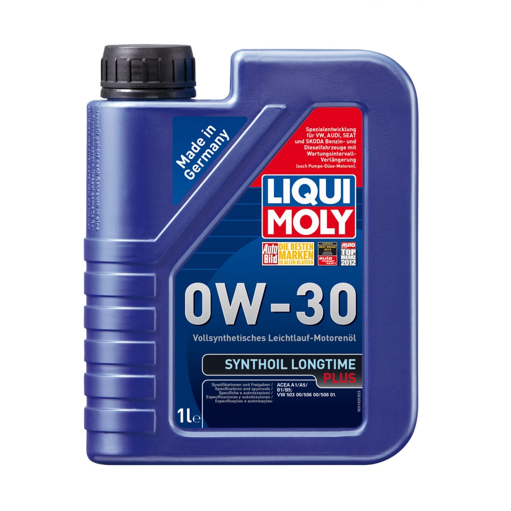 Синтетическое моторное масло LIQUI MOLY 0W30 1150 Synthoil Longtime Plus 0W-30 SJ/CF;A5/B5 - фото 1
