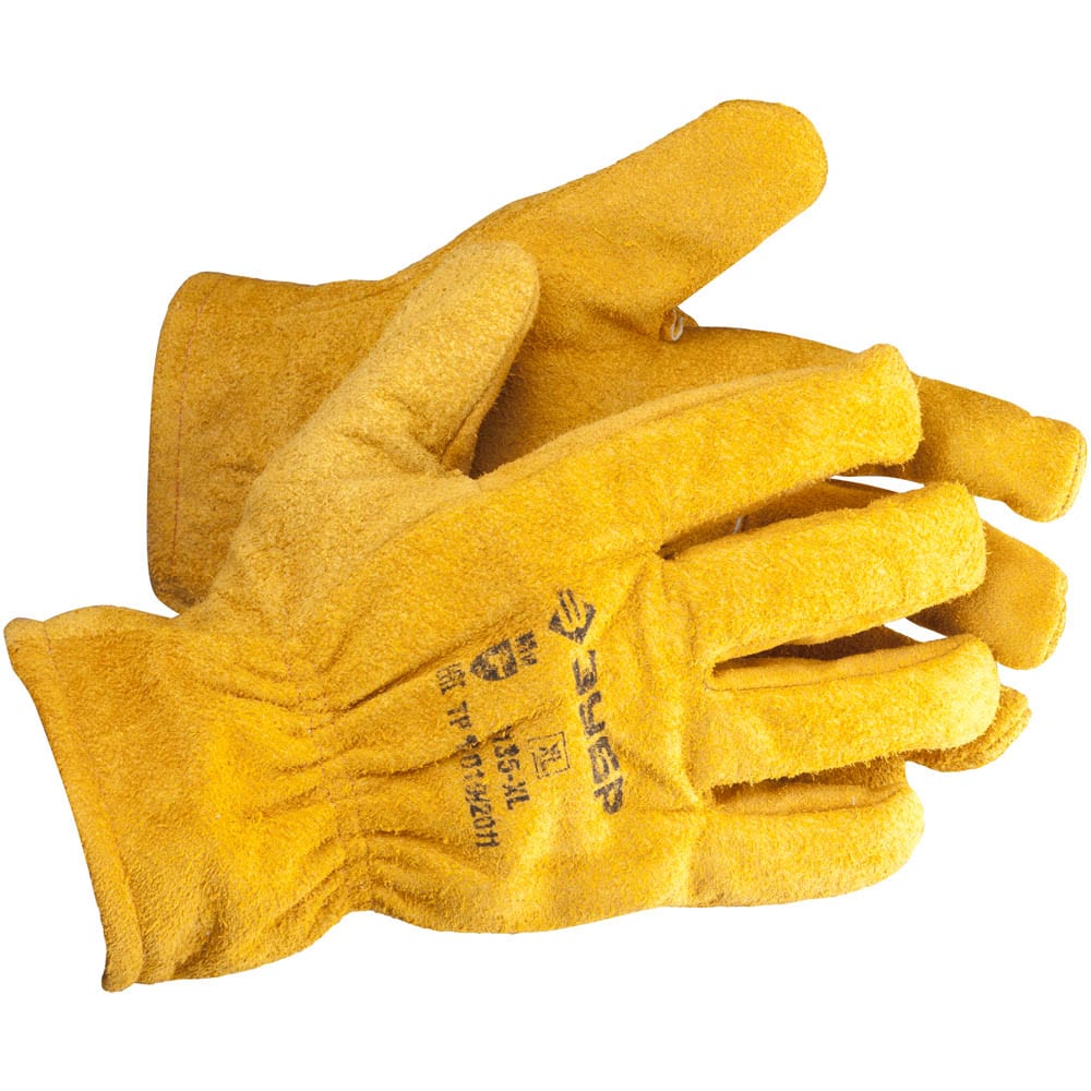 Кожаные перчатки ЗУБР утепленные кожаные перчатки s gloves