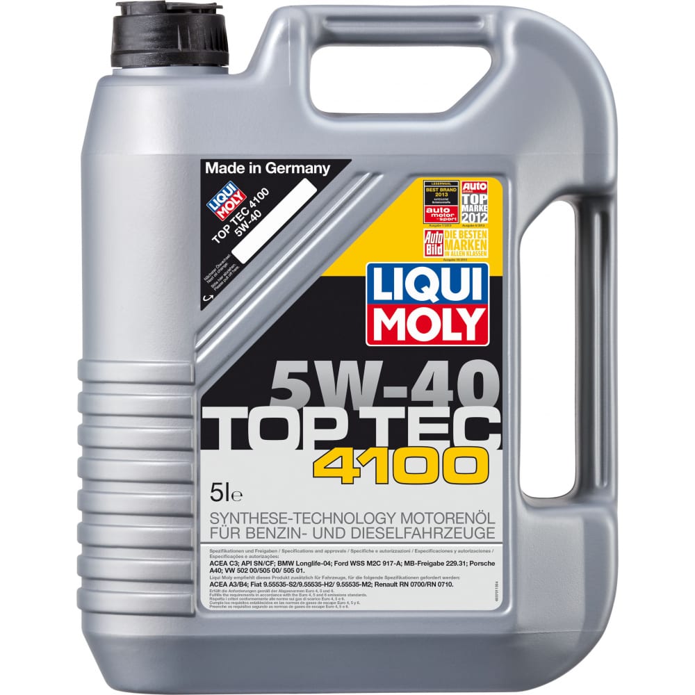 фото Синтетическое моторное масло liqui moly