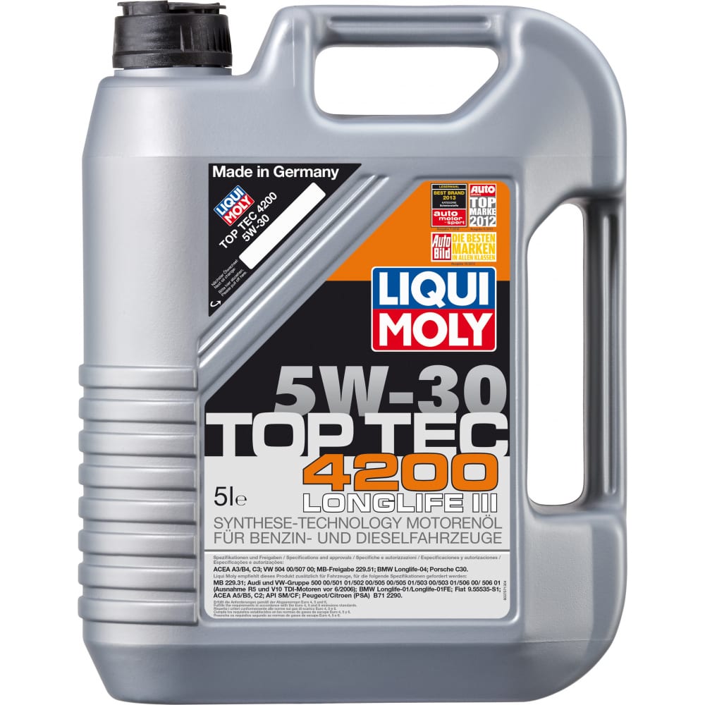 фото Синтетическое моторное масло liqui moly