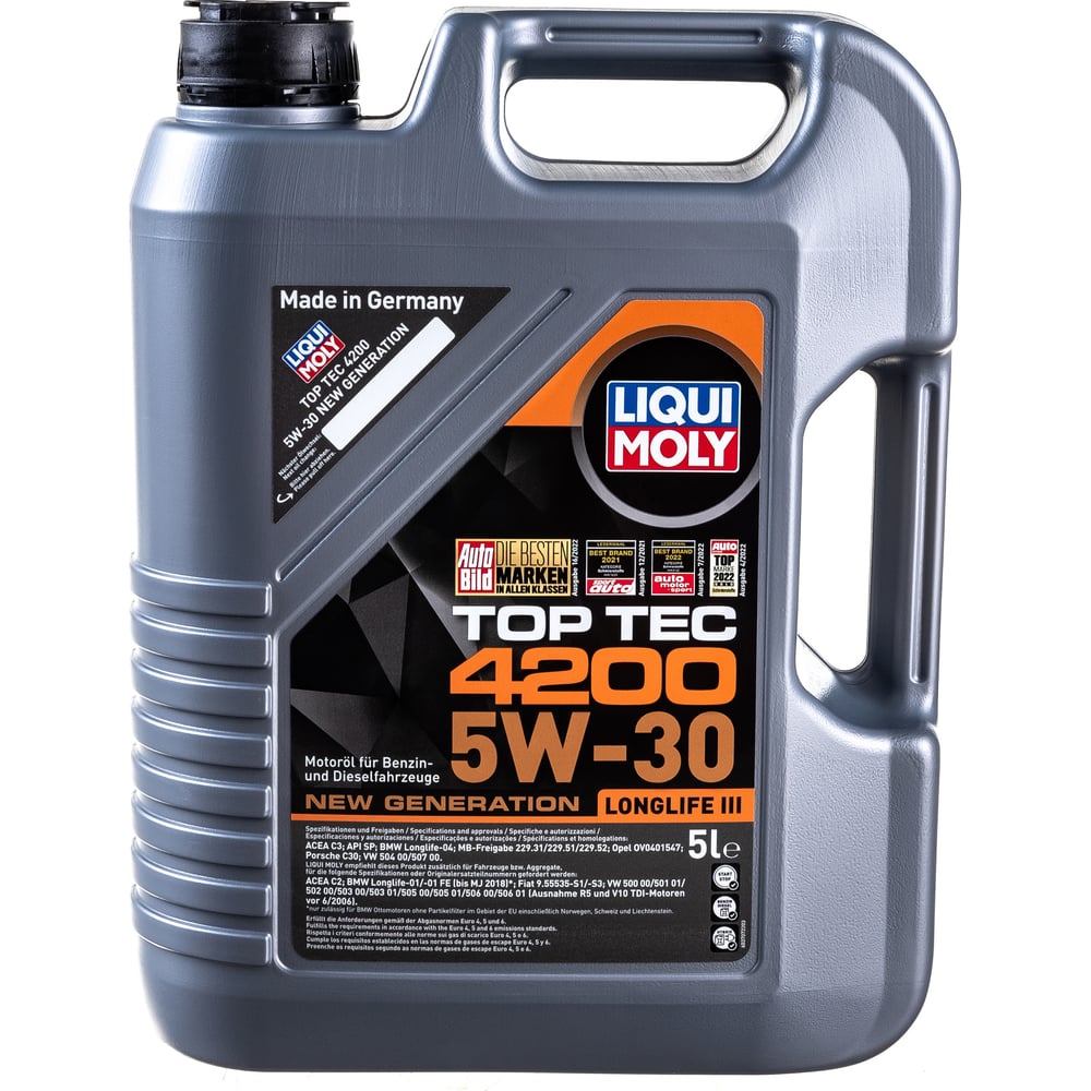 Синтетическое моторное масло LIQUI MOLY масло моторное синтетическое 5w30 rolf 1 л 322446