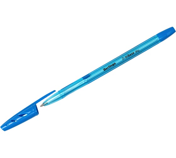 Изображение товара Шариковая ручка Berlingo tribase sky светло-синяя, 0,7 мм CBp_70952