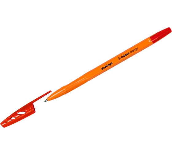 Изображение товара Набор ручек шариковых Berlingo tribase orange, 50 шт, красная, 0,7 мм CBp_70913