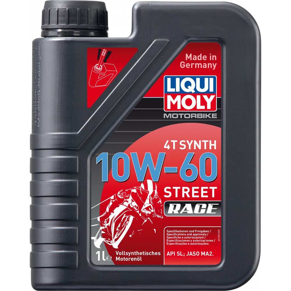 фото Синтетическое моторное масло 4t для четырехтактных мотоциклов liqui moly